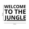 Adesivo Porta Bem Vindo À Selva Inglês Música Welcome To The Jungle Kanto Store Adesivo de Parede Br - 2