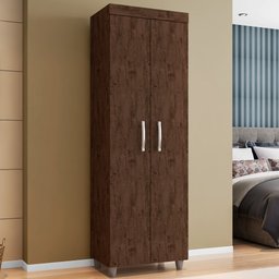 Armário Multiuso 2 Portas Rafaela Chocolate - Nathy Móveis - 2