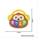 Ver imagem 3 de Tecladinho Musical Infantil Macaco com Sons ? Brinquedo Educativo 12+ Meses