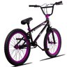 Bicicleta Aro 20 BMX U-Brake Rotor K7 Cog 9 Freedom P03 Preto e Roxo - D'Rossi DRossi 01 Bicicleta A - 4