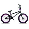 Bicicleta Aro 20 BMX U-Brake Rotor K7 Cog 9 Freedom P03 Preto e Roxo - D'Rossi DRossi 01 Bicicleta A - 1