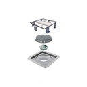 Ver imagem 1 de Ralo Linear Square Tampa Oculta 10x10 Cm - Ralo Linear