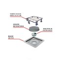 Ver imagem 2 de Ralo Linear Square Tampa Oculta 10x10 Cm - Ralo Linear