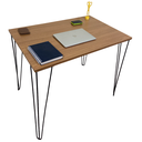 Ver imagem 2 de Mesa de Jantar Escritório Home Office Estudo Estilo Industrial Freijó - 90x60