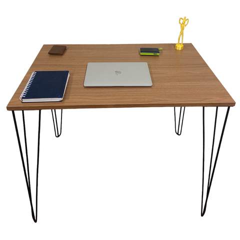 Mesa de Jantar Escritório Home Office Estudo Estilo Industrial Freijó - 90x60