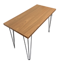 Ver imagem 3 de Mesa de Jantar Escritório Home Office Estudo Estilo Industrial Freijó - 90x60