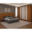 Ver imagem 1 de Dormitório Casal Ripado Completo Premium Arbo Design