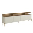 Ver imagem 2 de Rack Bancada para Tv 220cm com 4 Portas 100% Mdf