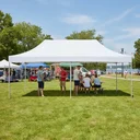 Ver imagem 3 de Lona Cobertura para Tenda Sanfonada Gazebo 6x3 Oxford 800D Cor Branca