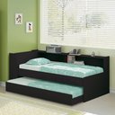 Ver imagem 1 de Cama Solteiro Bicama Estante com Kit Luz Ditália Bb-28-29 Cor:preto