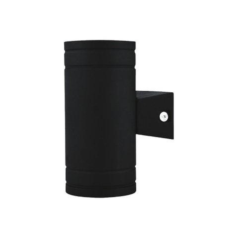 Arandela Titan Preto 12,4cm Led 10w 3000k Bivolt Ip65