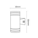 Ver imagem 2 de Arandela Titan Preto 12,4cm Led 10w 3000k Bivolt Ip65