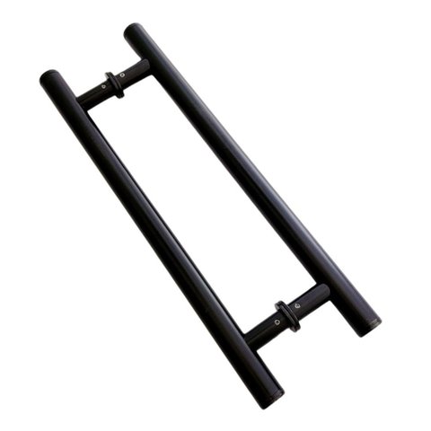 Puxador Alça Dupla Ref.3008 1' x 100cm - Alumínio Preto VESFER