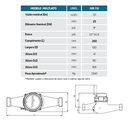 Ver imagem 5 de Hidrômetro Multijato 1'' Q3 6,3m³/h | Range 80 Pré-equipado - Sob Encomenda