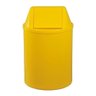 Lixeira Plástica com Tampa Vai-vem 12l Amarelo - 2