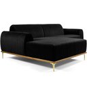 Ver imagem 1 de Sofá 3 Lugares com Chaise 245 Cm Preto C-300-lyam Decor