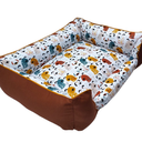 Ver imagem 3 de Caminha Pet Retangular Cachorrinhos 100% Algodão Conforto Térmico Base Antiderrapante e Segurança Du