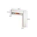 Ver imagem 5 de Kit de Armários Multiuso Lavanderia Eloísa 04 Portas Branco - Phoenix