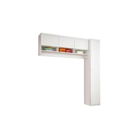 Kit de Armários Multiuso Lavanderia Eloísa 04 Portas Branco - Phoenix