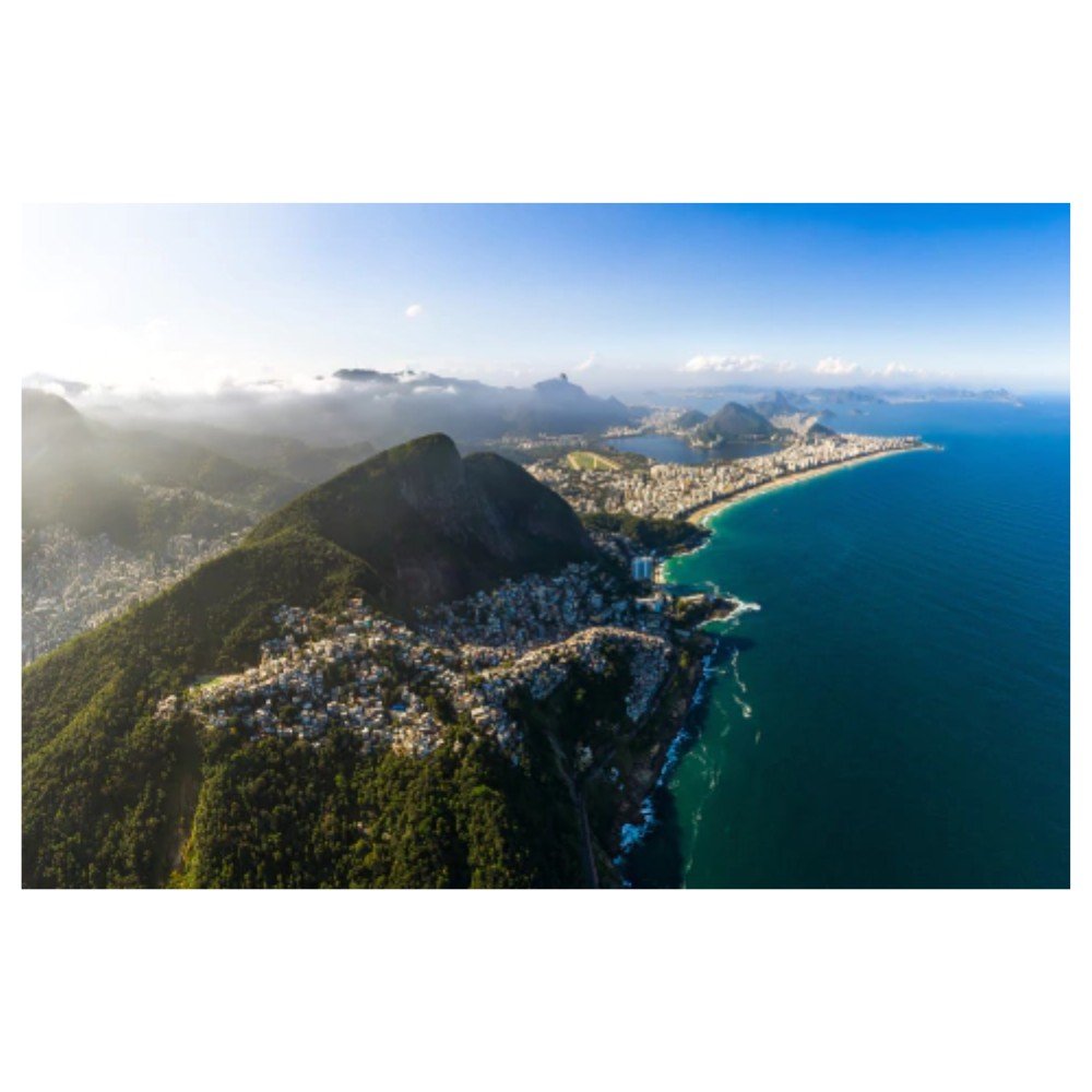 Rio de Janeiro I Canaleta 60x39cm Tabaco - 1