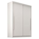 Ver imagem 1 de Guarda Roupa Solteiro Splendido 2 Portas 3 Gavetas Branco Absoluto Semi Fosco - Zanzini