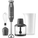 Ver imagem 1 de Mixer de Alimentos Cinza Lunar Inox 600w 3 em 1 Copo 700ml Elgin 110v