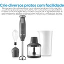 Ver imagem 2 de Mixer de Alimentos Cinza Lunar Inox 600w 3 em 1 Copo 700ml Elgin 110v