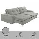 Ver imagem 3 de Sofá Gaia Linho 02 Módulos 120 Cm B25cm Meu Sofá Online