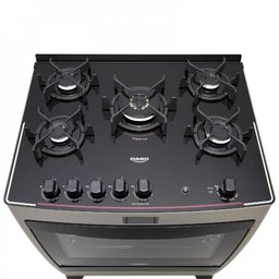 Fogão Dako 5 Bocas Supreme Timer Glass Titanium Bivolt - 13