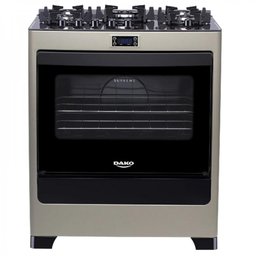 Fogão Dako 5 Bocas Supreme Timer Glass Titanium Bivolt - 6