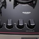 Ver imagem 4 de Fogão Dako 5 Bocas Supreme Timer Glass Titanium Bivolt