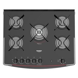 Fogão Dako 5 Bocas Supreme Timer Glass Titanium Bivolt - 10