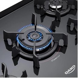 Fogão Dako 5 Bocas Supreme Timer Glass Titanium Bivolt - 7