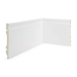 Rodapé de Poliestireno 15cm x 15mm x 2,40m Frisado NFR Rodapés - 3