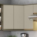 Ver imagem 7 de Armário Aéreo Canto Oblíquo 2 Portas Connect Móveis 