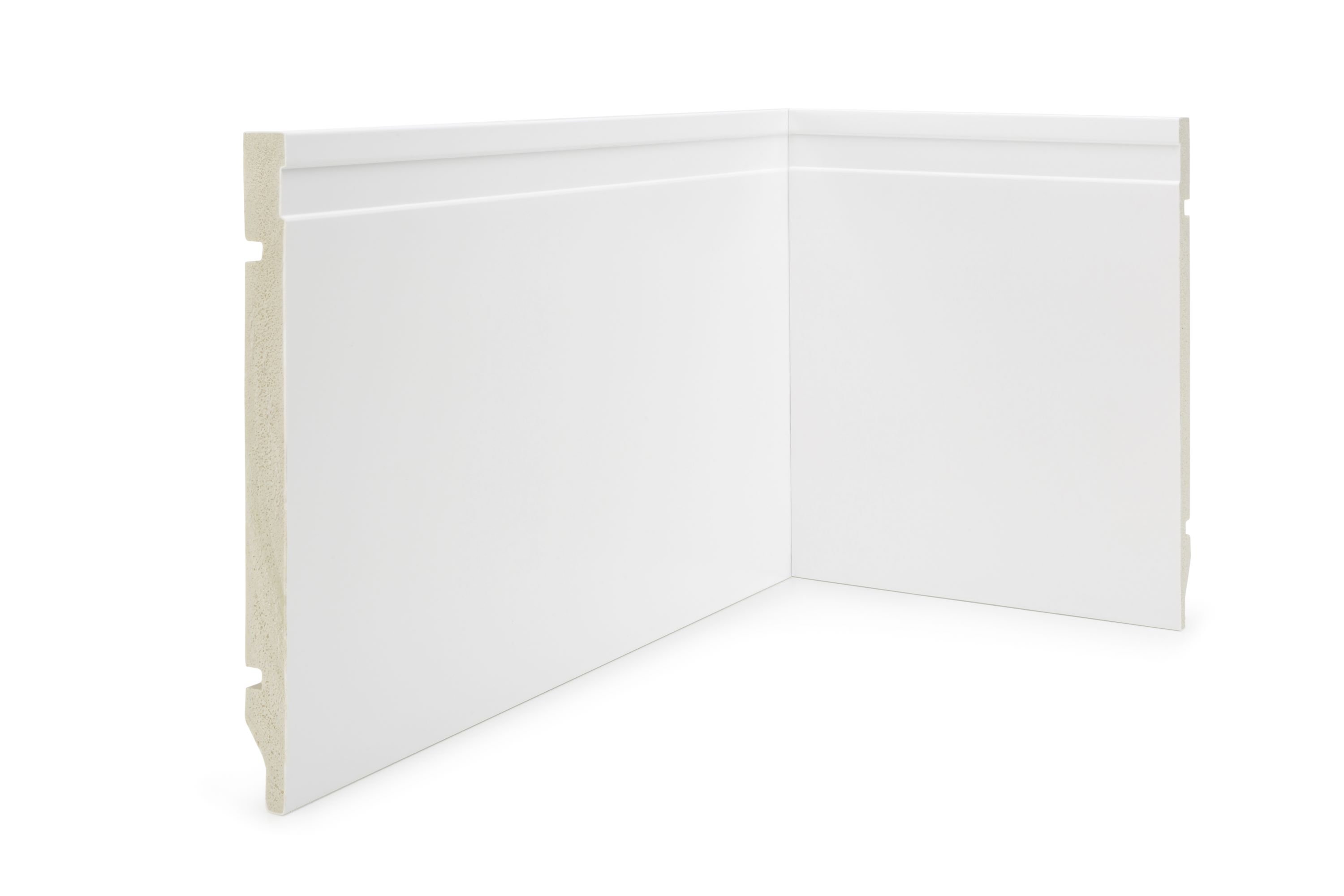 Rodapé de Poliestireno 20cm x 15mm x 2,40m Frisado NFR Rodapés - 4