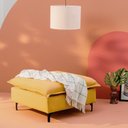 Ver imagem 1 de Puff Modular com Pé Metal Sôma CabeCasa MadeiraOriginals