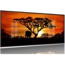 Quadro Decorativo Africa Paisagens Natureza 130x60 Moldura Preta 2x2 - 1