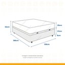 Ver imagem 5 de Cama Box Baú com Colchão de Molas Ensacadas Classic Casal 138cm
