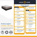 Ver imagem 6 de Cama Box Baú com Colchão de Molas Ensacadas Classic Casal 138cm
