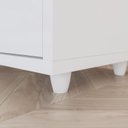 Ver imagem 6 de Mesa de Cabeceira Campeche 2 Gavetas Branco