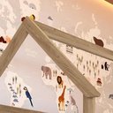 Ver imagem 6 de Cama Infantil Montessoriana Casinha Aveiro Oak com Colchão D23 Incluso
