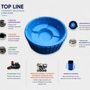 Ver imagem 4 de Eco Spa Portátil Topline: Banheira com Hidro, Aquecimento e Cromoterapia 220V Ouro Fino Azul