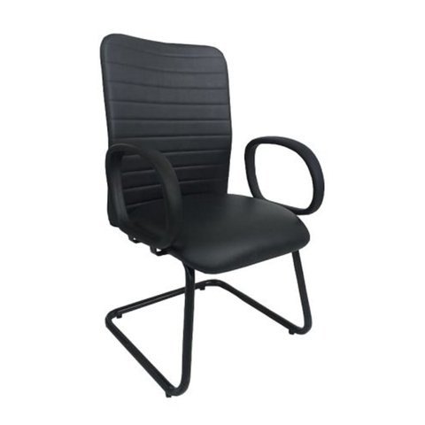Cadeira para Sala de Reunião com Tela Mesh Livorno Preto