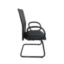 Ver imagem 3 de Cadeira para Sala de Reunião com Tela Mesh Livorno Preto