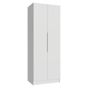 Ver imagem 1 de Guarda-roupa Modulado 2 Portas 2 Gavetas 1 Cabideiro Branco Neo Madesa