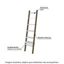 Ver imagem 2 de Estante Infantil Escada Sambalelê c/5 Prateleiras-Branco/Mel