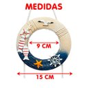 Ver imagem 5 de Porta Retrato Trio Redondo Parede Decoração Casa Praia 60cm