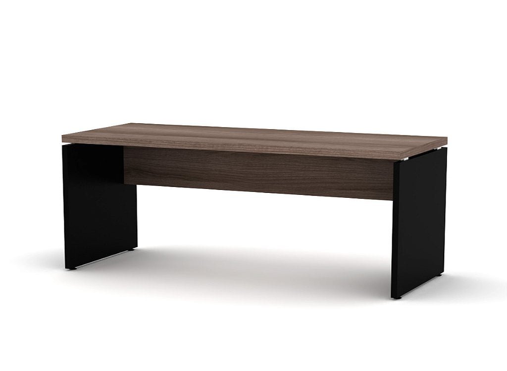 Mesa Diretora Pe 40 Pandin 1,70 M Walnut e Preto