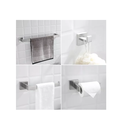 Ver imagem 2 de Kit Acessórios Banheiro Aço Inox 304 Luxo 4 Peças Prata - Brinovar